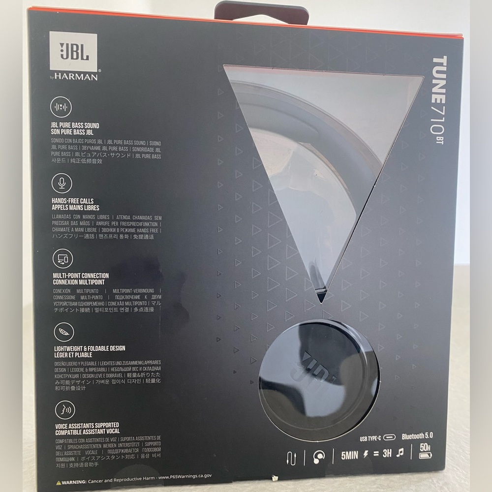 JBL Tune 710BT Noise cancelling Wireless Over-Ear-Bluetooth Headset - Picture 8 of 9